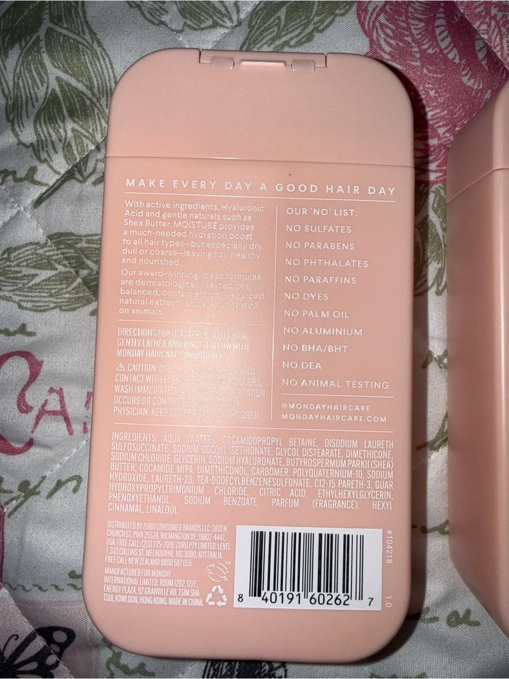 Moisture Shampoo and Conditioner for Dry Hair - 6 oz bottles